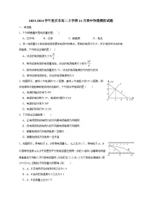 2023-2024学年重庆市高二上册11月期中物理测试卷（附答案）