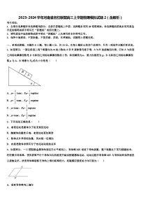 2023-2024学年河南省名校联盟高三上学期物理模拟试题2（含解析）