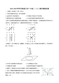 2023-2024学年甘肃省兰州一中高二（上）期末物理试卷（含解析）