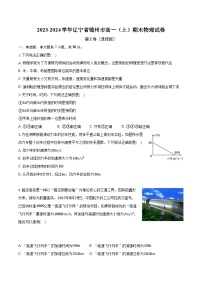 2023-2024学年辽宁省锦州市高一（上）期末物理试卷（含解析）