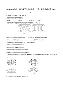 2023-2024学年上海市建平世纪中学高二（上）月考物理试卷（12月份）（含解析）