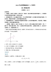 2024湖北省宜荆荆随恩高三上学期1月期末联考物理试题含解析