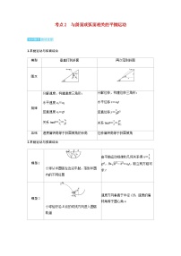 备考2024届高考物理一轮复习讲义第四章曲线运动第2讲抛体运动考点2与斜面或弧面相关的平抛运动