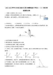 2023-2024学年江苏省无锡市江阴市南菁高级中学高三（上）期末物理模拟试卷（含解析）