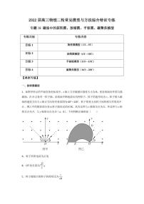 2022 届高三物理二轮常见模型与方法综合特训专练专题18 磁场中的旋转圆、放缩圆、平移圆、磁聚焦模型