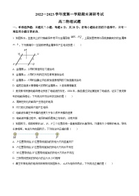 河北省保定市2023-2024学年高二上学期期末调研考试物理试题（Word版附解析）