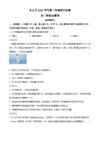 浙江省舟山市2020-2021学年高二（上）期末检测物理试题