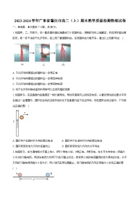 2023-2024学年广东省肇庆市高二（上）期末教学质量检测物理试卷(含解析）