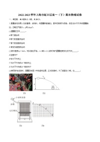 2022-2023学年上海市虹口区高一（下）期末物理试卷（含详细答案解析）