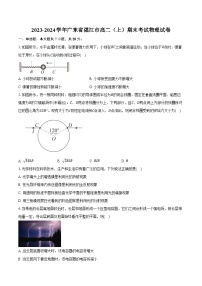 2023-2024学年广东省湛江市高二（上）期末考试物理试卷(含解析）