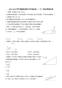 2022-2023学年湖南省岳阳市华容县高一（下）期末物理试卷（含详细答案解析）