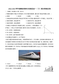 2022-2023学年湖南省株洲市炎陵县高一（下）期末物理试卷（含详细答案解析）