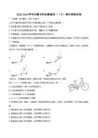 2022-2023学年内蒙古阿拉善盟高一（下）期末物理试卷（含详细答案解析）