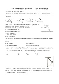 2022-2023学年四川省内江市高一（下）期末物理试卷（含详细答案解析）