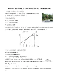 2022-2023学年云南省文山州马关一中高一（下）期末物理试卷（含详细答案解析）