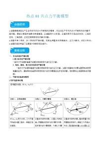 热点02 平衡中的斜面、连接体模型-2024年高考物理【热点·重难点】专练（新高考专用）