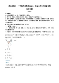 29，重庆市第十一中学校教育集团高2024届高三下学期第六次质量检测（开学）物理试题