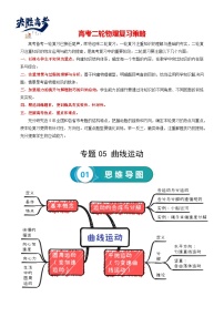 【讲通练透】2024高考物理知识大盘点 专题05 曲线运动