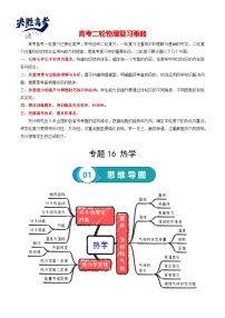 【讲通练透】2024高考物理知识大盘点 专题16 热学