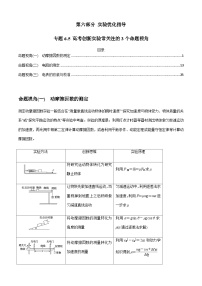 高考物理二、三轮复习总攻略专题6.5高考创新实验常关注的3个命题视角(原卷版+解析)