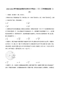 2023-2024学年湖北省荆州市沙市中学高三（下）月考物理试卷（3月）（含解析）