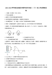 2023-2024学年湖北省新高考联考协作体高二（下）收心考试物理试卷（含解析）