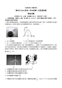 福建省漳州市2024届高三下学期第三次质量检测三模物理试题（Word版附解析）