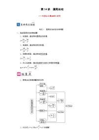 2024年高考一轮复习精细讲义第14讲圆周运动(原卷版+解析)