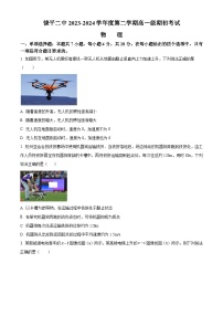 广东省潮州市饶平县第二中学2023-2024学年高一下学期（2月）期初检测物理试题（原卷版+解析版）