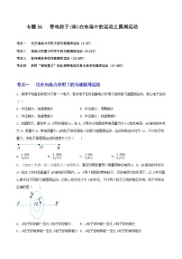 高考物理一轮复习重难点逐个突破专题54带电粒子(体)在电场中的运动之圆周运动(原卷版+解析)