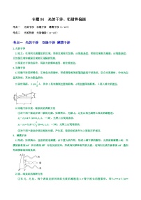 高考物理一轮复习重难点逐个突破专题94光的干涉、衍射和偏振(原卷版+解析)