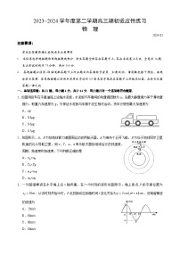 江苏省镇江市2023-2024学年高三下学期期初适应性练习物理试卷（Word版附答案）