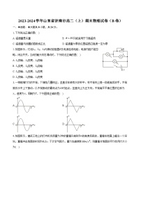 2023-2024学年山东省济南市高二（上）期末物理试卷（B卷）（含解析）