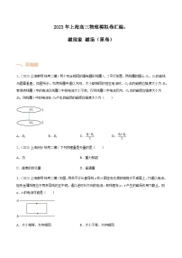 2023年上海高三物理模拟卷汇编：磁现象 磁场