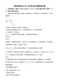 安徽省池州市2023-2024学年高三下学期开学考试物理试卷（Word版附解析）