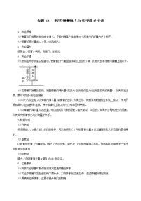 专题13探究弹簧弹力与形变量的关系-2023届高三物理一轮复习重难点逐个突破