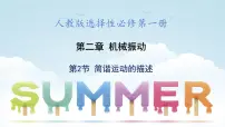 高中人教版 (2019)2 简谐运动的描述背景图课件ppt