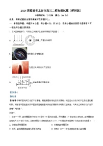 2024届福建省龙岩市高三二模物理试题（解析版）