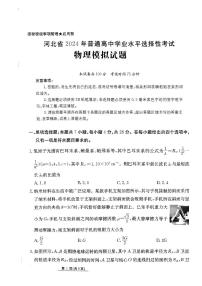 河北省2024届高三下学期3月高考模拟考试物理试卷（PDF版附解析）