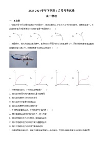 江西省宜春市丰城市东煌学校2023-2024学年高一下学期3月月考物理试题（原卷版+解析版）