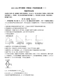 天津市南开区2023-2024学年高三下学期一模物理试卷（Word版附答案）