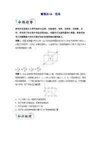 高考物理【热点重点难点】专练(全国通用)重难点08电场(原卷版+解析)