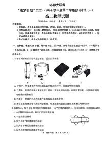 河南省驻马店市环际大联考“逐梦计划”2023-2024学年高二下学期3月月考物理试卷（PDF版附解析）