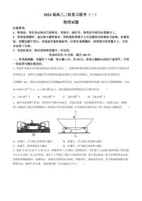 百师联盟2024届高三下学期二轮复习联考（一）物理（新高考卷）试题及答案