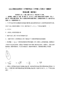 2024届湖北省武汉二中等联考高三下学期3月联合一模测评物理试题（解析版）