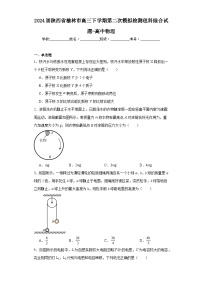 2024届陕西省榆林市高三下学期第二次模拟检测理科综合试题-高中物理（含解析）