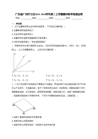 广东省广州市七校2023-2024学年高二上学期期中联考物理试卷(含答案)