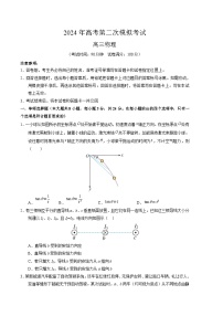 2024年高考第二次模拟考试：物理（海南卷）（考试版）