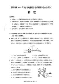 2024届贵州省高三下学期二模考试物理试题