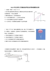 2024年北京师大附属实验学校高考物理模拟试卷（含解析）